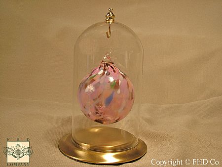   Glass Pocket Watch Domes - Satin Base  4" x 7"